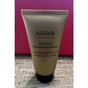 Ahava 24k Gold Mineral Mud Mask. Full Size, 50 ml/ 1.7oz. Sealed. D
